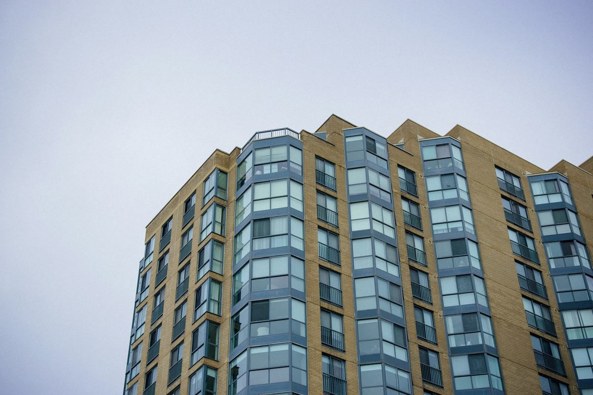 Apartment building exterior